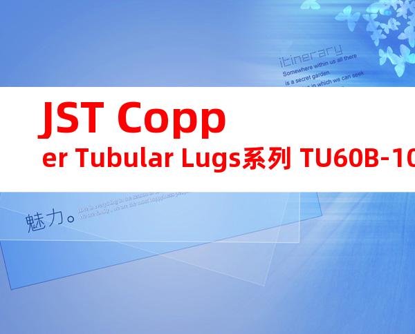 JST Copper Tubular Lugs系列 TU60B-10无焊端子产品规格书